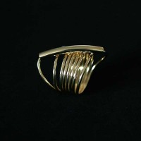 Ring Semi Jewelry Gold Plated