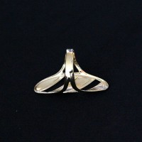 Anillo Semi Joyera Folleto de Oro