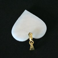 PingenteSemiJiaFolheadoaOuroMadreProlaAmorUnioAmizadeFelicidadeF