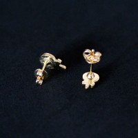 Earring Gold Plated Jewelry Semi Lollipop