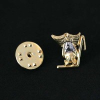 Bottom Brooch Gold Plated Mathematics