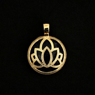 Gold Plated Semi Jewelry: Ring, Earrings and Pendants with Natural Stones