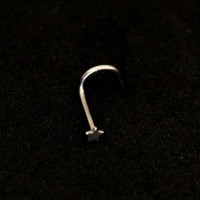 Piercing Nariz Estrella Acero Quirrgico 316L 0.5mm x 7mm