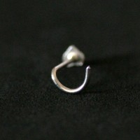 Piercing Nostril Ao Cirurgico 316L Corao 0,5mm x 7mm