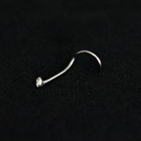 PiercingAoCirurgico316LNarizPedraCravada0,5mmx7mm