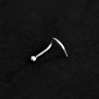 Piercing Ao Cirurgico 316L Nariz Pulga 0,5mm x 7mm