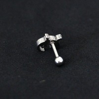 Piercing Tragus Ao Cirurgico 316L Lizard 1,2mm x 6mm