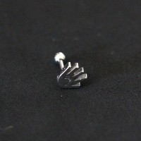 Piercing Tragus Acero Cirurgico 316L Hand 1,2mm x 6mm