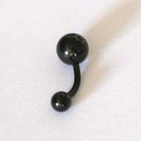 PiercingUmbigoBananaBellGrandeAoCirurgicoBlackLine1,6mmx10mm