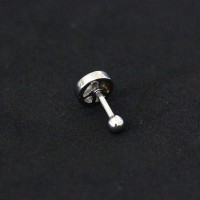 PiercingTragusAoCirurgico316LPeace1,2mmx6mm