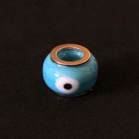 Berloque de Plata 925 Ojo Griego Azul con Blanco para Pulsera Momentos de Vida