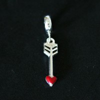 Silver pendant 925 Arrow for Bracelet Moments of Life