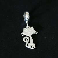 925 Kitty pendant for Bracelet Moments of Life