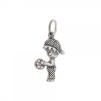 925 Silver Pendant Boy Ball