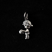 925 Silver Pendant Boy Ball