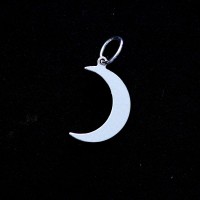 925 Moon Silver Pendant