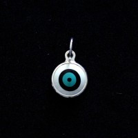 Tiffany White Greek Eye 925 Silver Pendant