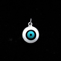 Tiffany White Greek Eye 925 Silver Pendant