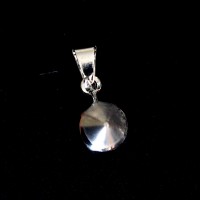 Zirconia Solitary Stainless Steel Pendant