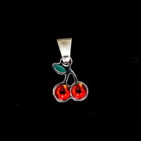 Cherry Stainless Steel Pendant