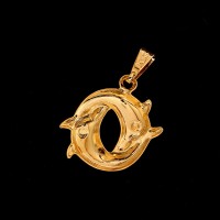 PingenteSemiJiaFolheadoaOuroGolfinhos