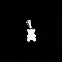 Steel Teddy Bear Pendant