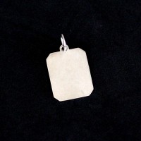 Pendant Silver 925 Plain Plate