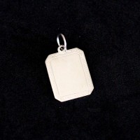 Pendant Silver 925 Plain Plate