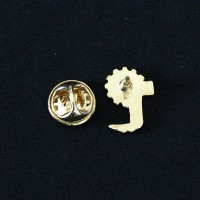 Bottom Broche Folheado a Ouro Engenharia de Produo