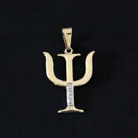 Pendant Semi Jewelry Gold Plated Psychology