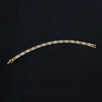 Gold Plated Surgical Steel Bracelet 18cm / 0.7cm