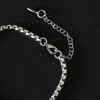 Stainless Steel Portuguese Square Bracelet 18cm / 4mm