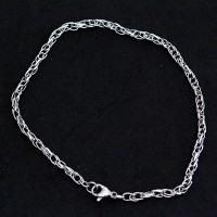 Stainless Steel Bracelet Interlaced Link 21cm / 0.3cm