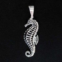 925 Silver Seahorse Pendant