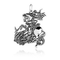 925 Silver St. George Pendant