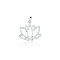 925 Silver Lotus Flower Pendant