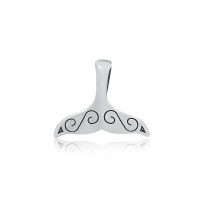 925 Whale Tail Silver Pendant