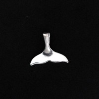 925 Whale Tail Silver Pendant