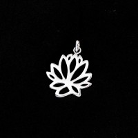 925 Silver Lotus Flower Pendant