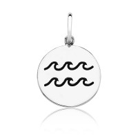 925 Sea Waves Silver Pendant