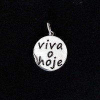 925 Silver Pendant Live Today Enjoy Yesterday Dream About Tomorrow