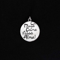 925 Silver Pendant Very Calm Our Soul