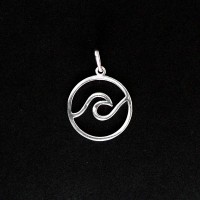 925 Sea Waves Silver Pendant