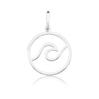 925 Sea Waves Silver Pendant