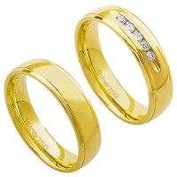 AlianaAnatmicadeOuro18k750Largura5.00mmAltura1.70mm/AlianaAnatmicadeOuro18k750com15Brilhantesde2.25PontosLargura5.00mmAltura1.70mm