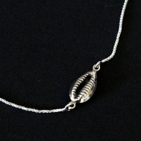 Silver Anklet 925 Veneziana Bzios 25cm