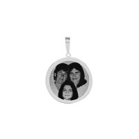 White gold pendants for recording picture 16 mm /  1 g