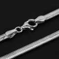 Pulseira de Prata 925 Rabo de Rato 4 mm Pulseira de Prata 925 Rabo de Rato 4 mm