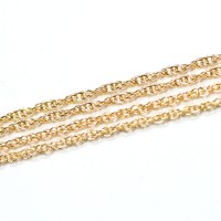 Chain Gold Plated Woven 50cm / 2.0mm