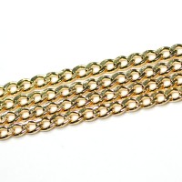 Chain Gold Plated Grumet 60cm / 5.0mm